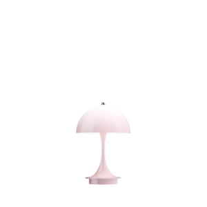 Panthella 160 Portable Lámpara Opal Pale Rose | Louis Poulsen