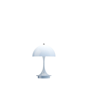 Panthella 160 Portable Lámpara Opal Pale Blue | Louis Poulsen