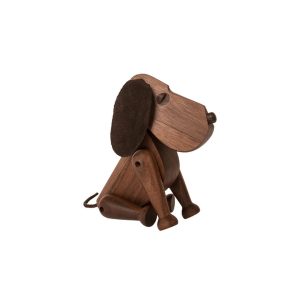 Perro Bobby Nogal H13 cm | Architectmade