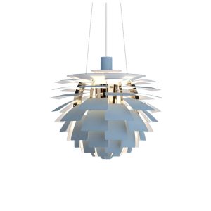 Louis Poulsen PH Artichoke Ø480 Dusty Blue/Brass Metallised | Louis Poulsen