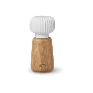 Molinillo Hammershøi – Porcelana blanca y roble aceitado - Kähler