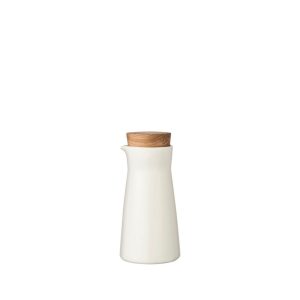 jarra-teema-0,2L-con-tapa-porcelana-blanca-y-madera-Iittala