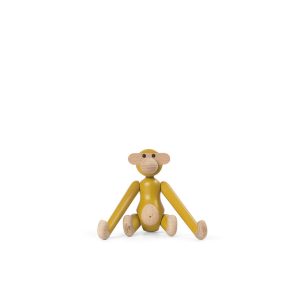 Monkey Mini Vintage Yellow 9,5 cm | Kay Bojesen Denmark