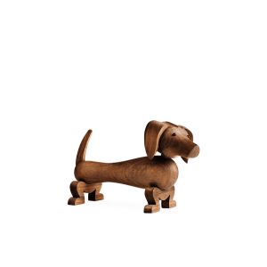 Dog Small Nogal 11 cm | Kay Bojesen Denmark