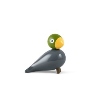 Ruiseñor Pájaro Cantor Aqua H15.5 cm | Kay Bojesen Denmark
