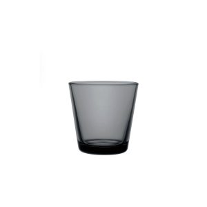Iittala Kartio Vaso 21 cl Dark Grey (2 uds) | Iittala